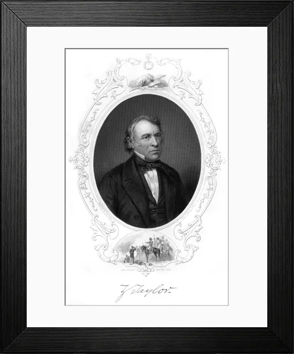 Framed Print : Zachary Taylor Framed Print : Zachary Taylor
