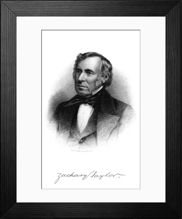 Framed Print : Zachary Taylor Framed Print : Zachary Taylor