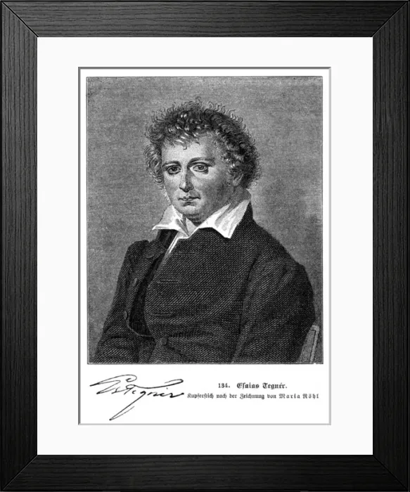 Framed Print : Esaias Tegner - 2 Framed Print : Esaias Tegner - 2