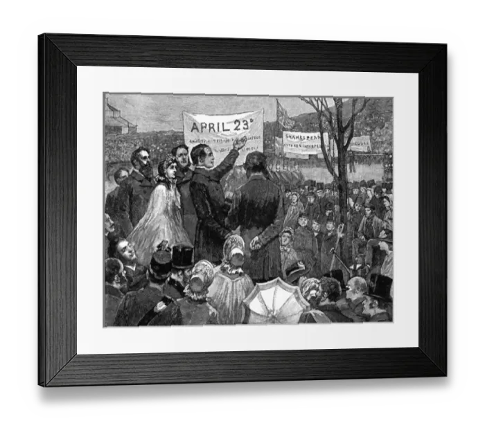 Framed Print : Shakespeare Oak 1864 Framed Print : Shakespeare Oak 1864