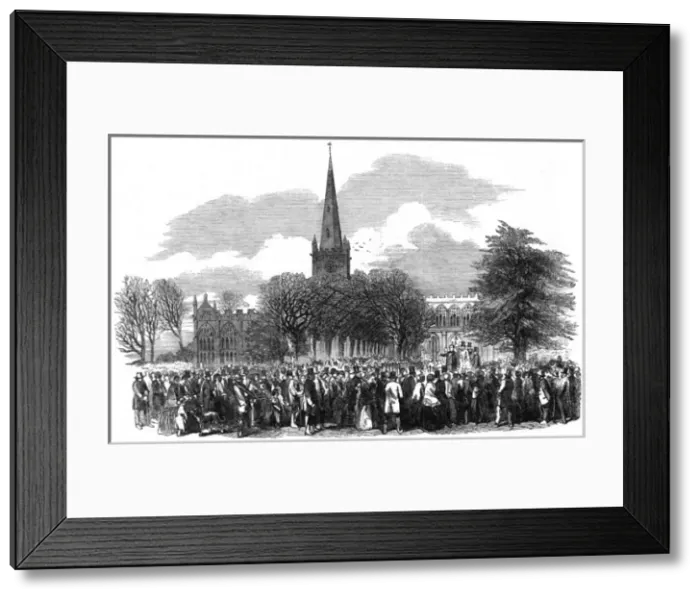 Framed Print : Shakespeare Commem 1853 Framed Print : Shakespeare Commem 1853