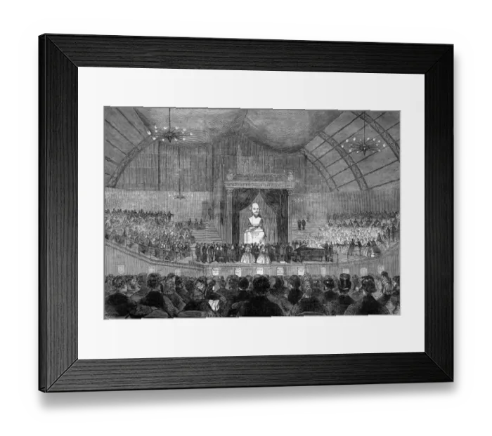 Framed Print : Shakespeare Commem 1864