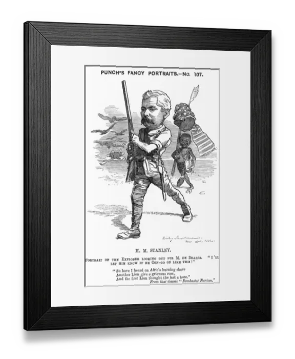 Framed Print : Henry Morton Stanley Framed Print : Henry Morton Stanley