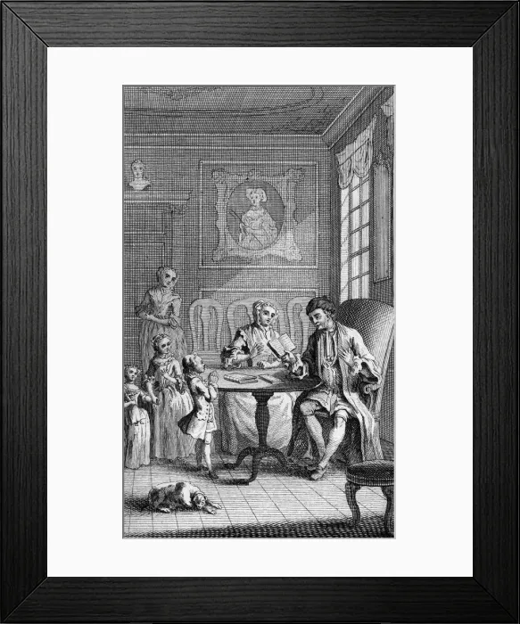 Framed Print : Richard Steele Reading Framed Print : Richard Steele Reading