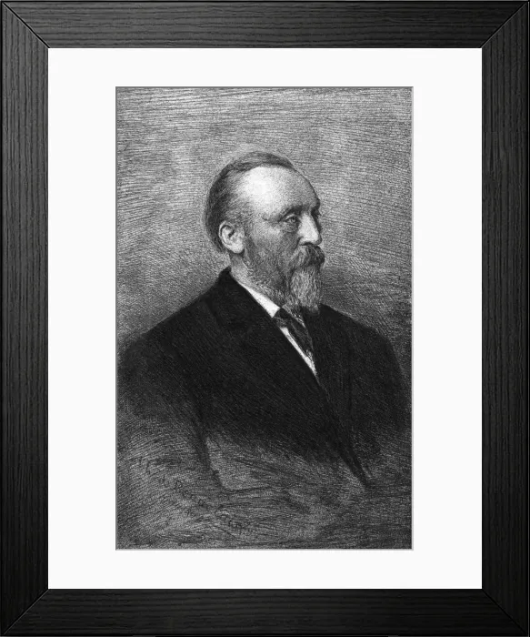 Framed Print : Heinrich Von Stephan Framed Print : Heinrich Von Stephan