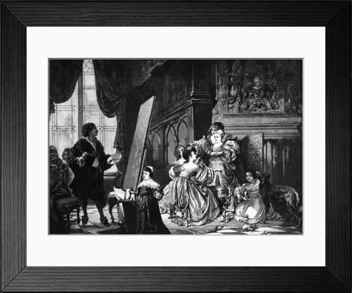 Framed Print : Van Dyck at work Framed Print : Van Dyck at work