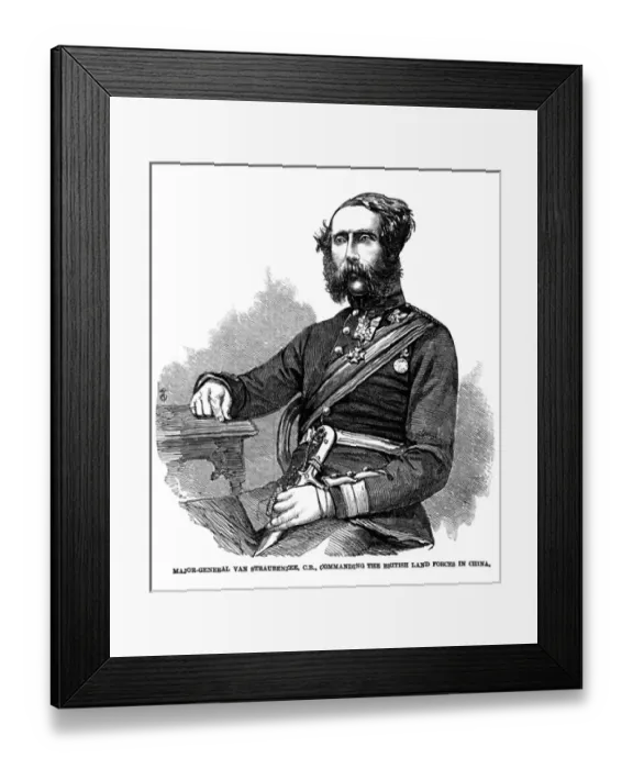 Framed Print : Chas. Van Strauensee