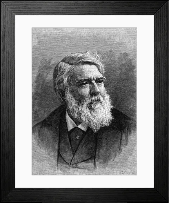 Framed Print : Richard Henry Stoddard Framed Print : Richard Henry Stoddard