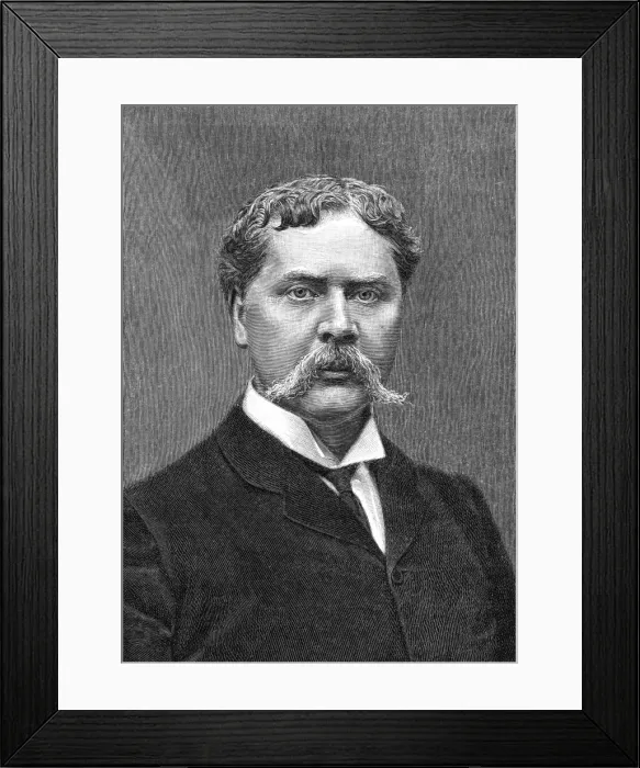 Framed Print : Marcus Stone in 1894 Framed Print : Marcus Stone in 1894