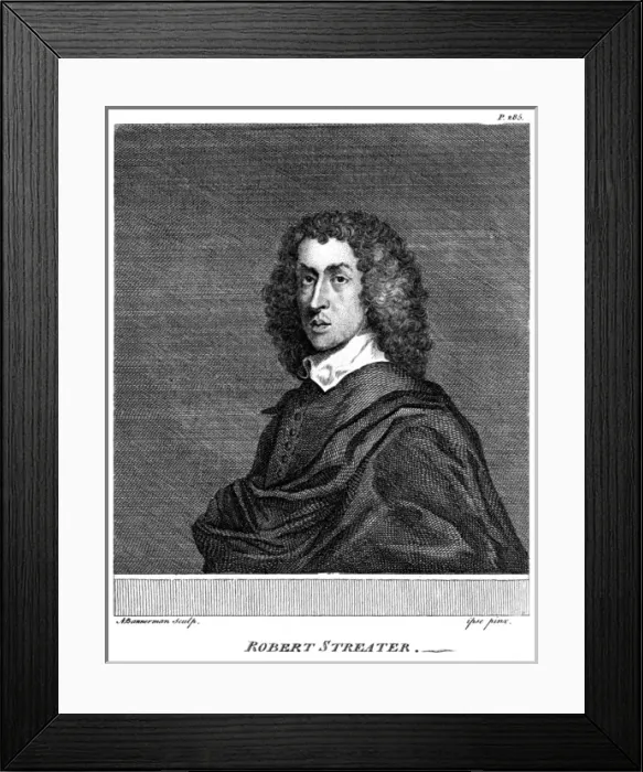 Framed Print : Robert Streater, Artist Framed Print : Robert Streater, Artist