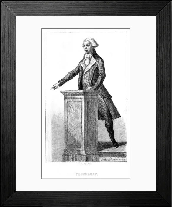 Framed Print : Pierre Vergniaud Framed Print : Pierre Vergniaud