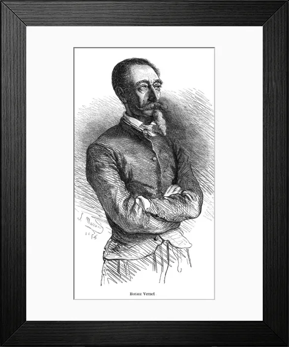 Framed Print : Horace Vernet Framed Print : Horace Vernet