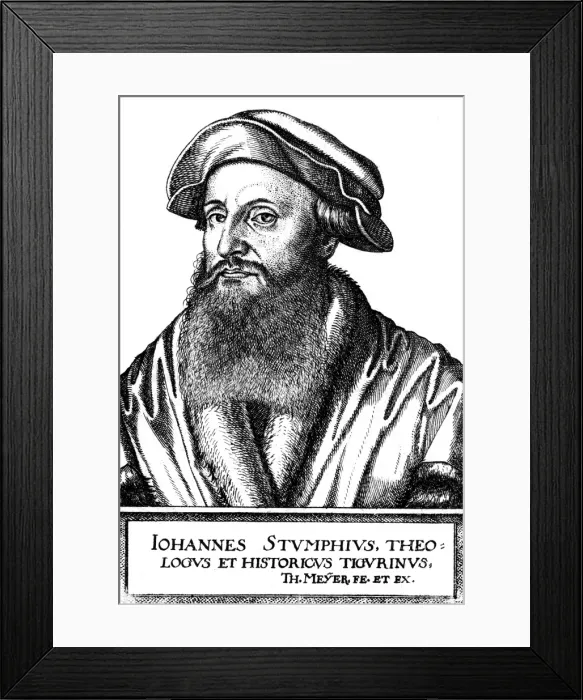 Framed Print : Johann Stumpf Framed Print : Johann Stumpf