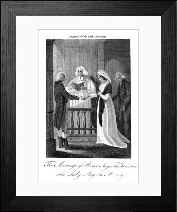 Framed Print : Sussex Marriage Framed Print : Sussex Marriage