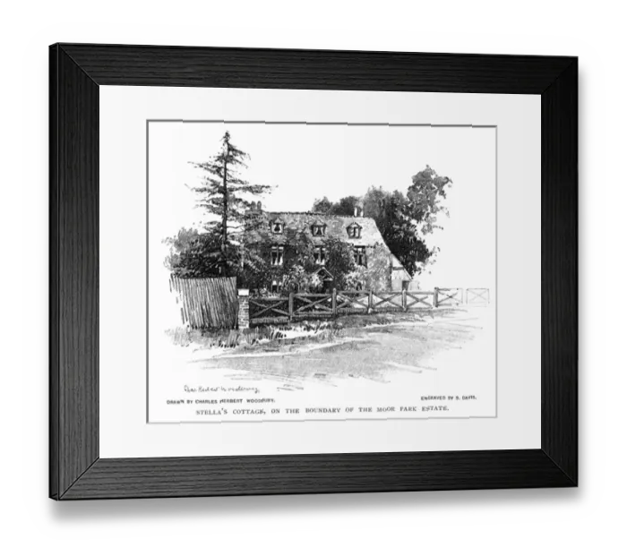 Framed Print : Stellas Cottage Framed Print : Stellas Cottage