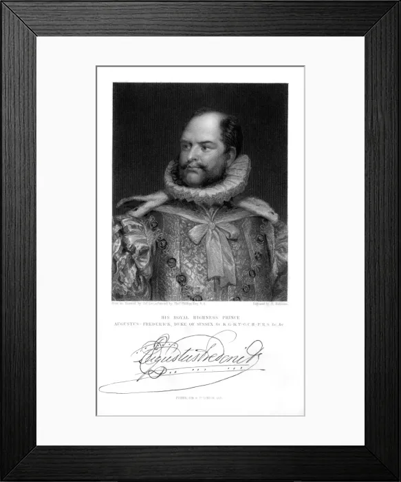 Framed Print : Aug. Fred. Duke Sussex 5 Framed Print : Aug. Fred. Duke Sussex 5