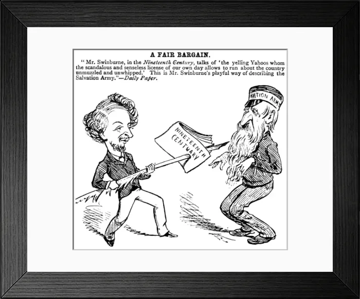Framed Print : Swinburne and Sally Army Framed Print : Swinburne and Sally Army