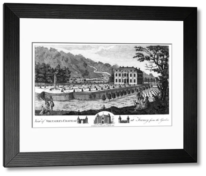 Framed Print : Voltaire home Ferney - 1 Framed Print : Voltaire home Ferney - 1