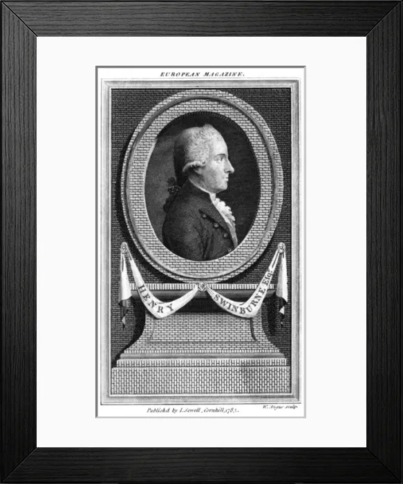 Framed Print : Henry Swinburne - 1 Framed Print : Henry Swinburne - 1