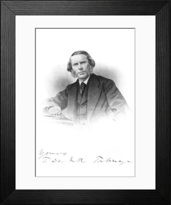 Framed Print : Thomas Talmage Framed Print : Thomas Talmage