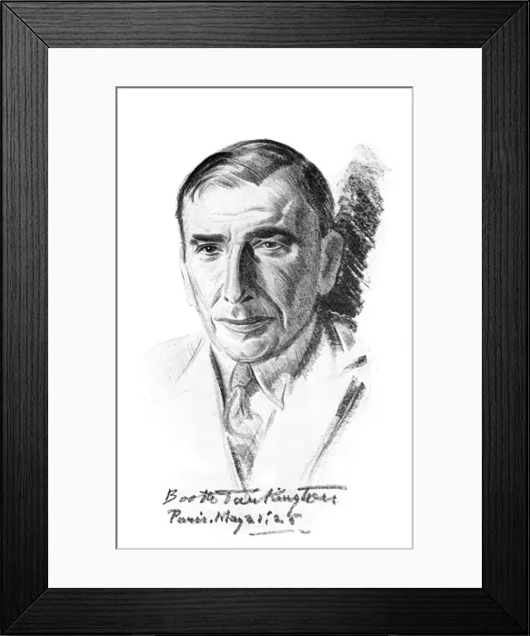 Framed Print : Booth Tarkington Framed Print : Booth Tarkington
