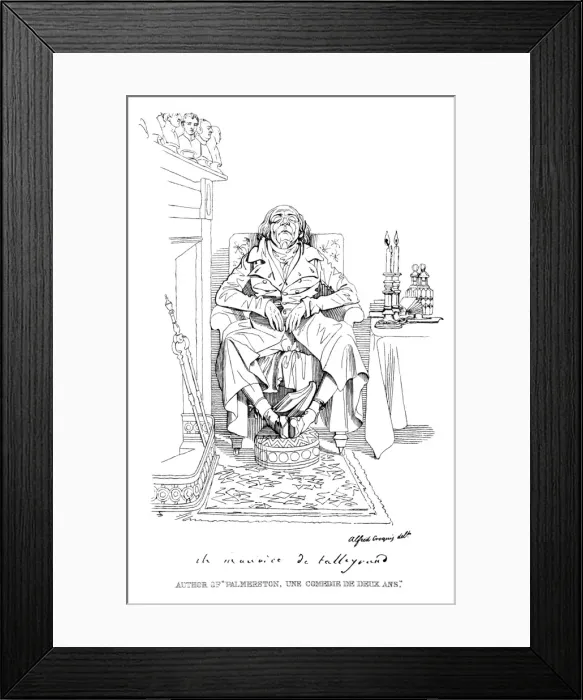 Framed Print : Talleyrand in Repose Framed Print : Talleyrand in Repose