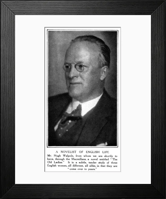 Framed Print : Hugh Walpole Photo Framed Print : Hugh Walpole Photo