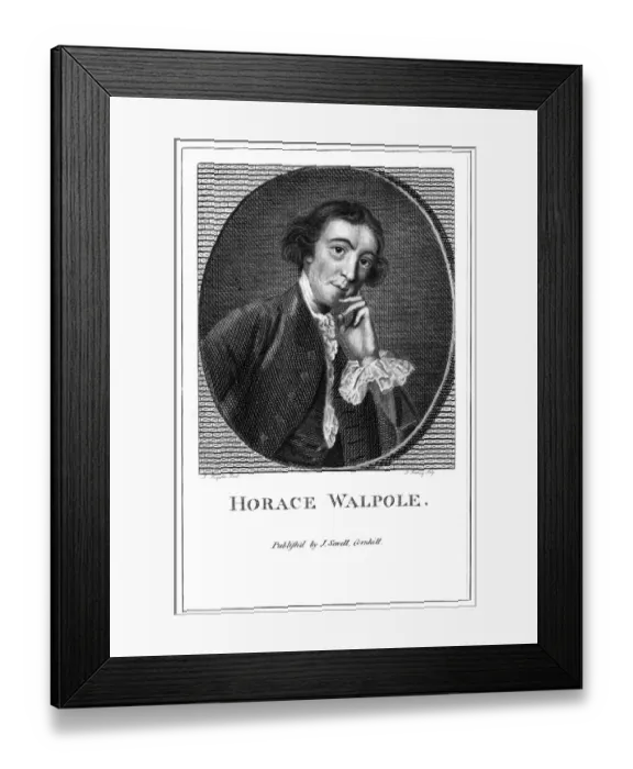 Framed Print : Horace Walpole Framed Print : Horace Walpole
