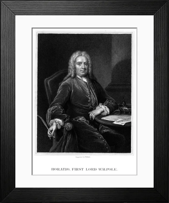 Framed Print : Horatio Baron Walpole Framed Print : Horatio Baron Walpole