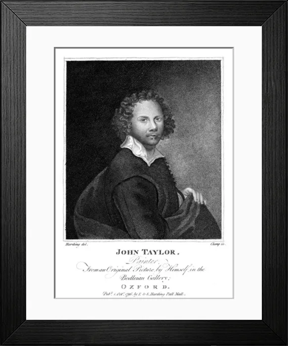 Framed Print : John Taylor, Artist Framed Print : John Taylor, Artist