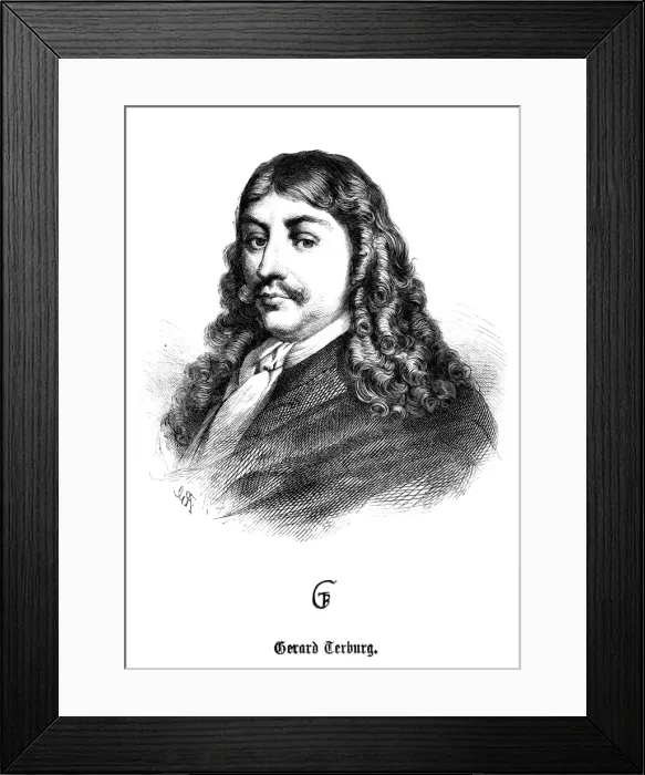 Framed Print : Gerard Ter Borch Framed Print : Gerard Ter Borch