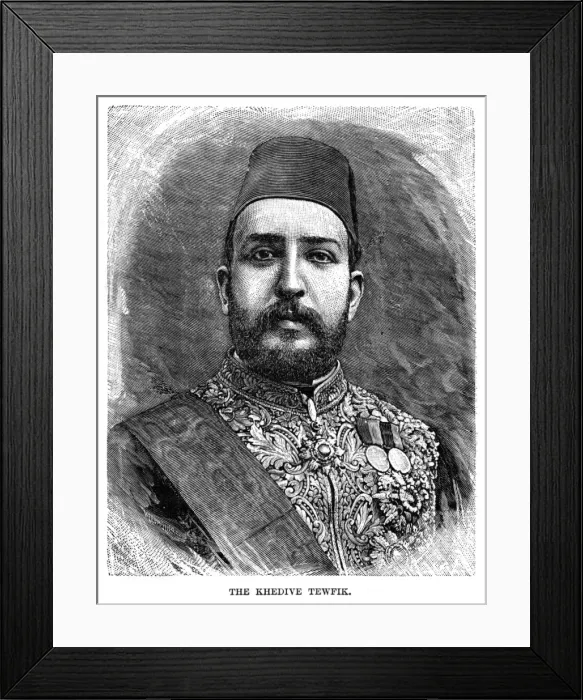 Framed Print : Tewfik Pasha - 2 Framed Print : Tewfik Pasha - 2