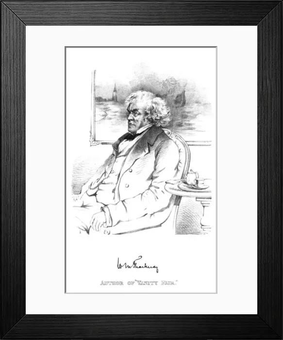 Framed Print : Thackeray (Maclise) Framed Print : Thackeray (Maclise)