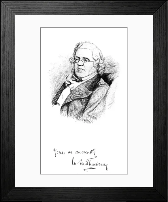 Framed Print : Thackeray (Anon) Framed Print : Thackeray (Anon)