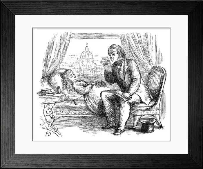 Framed Print : Thackeray Reading Framed Print : Thackeray Reading