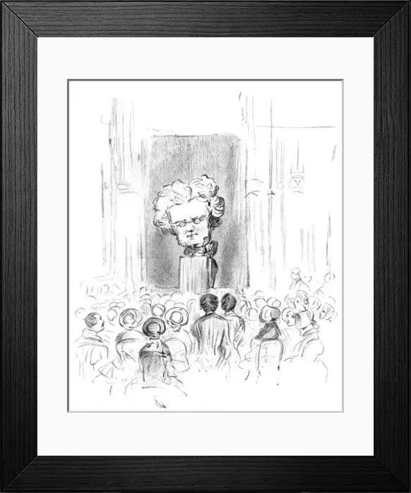 Framed Print : Thackeray Lecturing Framed Print : Thackeray Lecturing