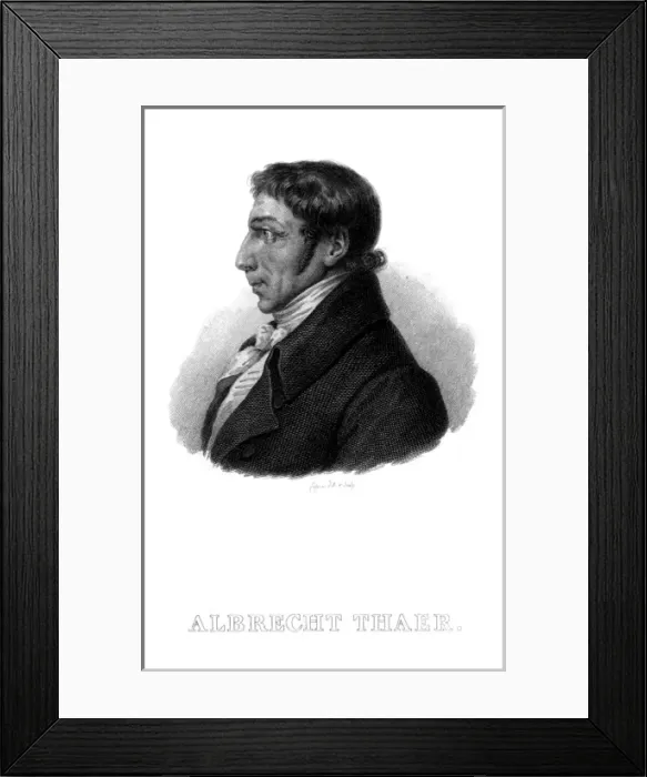 Framed Print : Albrecht Daniel Thaer Framed Print : Albrecht Daniel Thaer