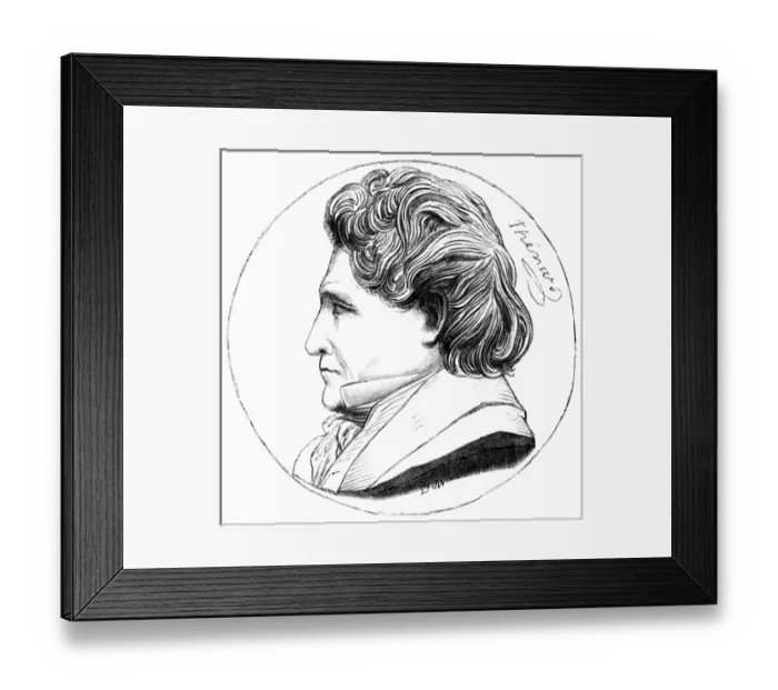 Framed Print : Louis Jacques Thenard Framed Print : Louis Jacques Thenard