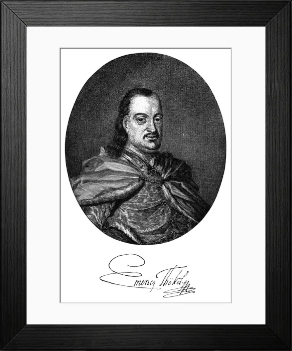 Framed Print : Imre Thokoly - 1 Framed Print : Imre Thokoly - 1