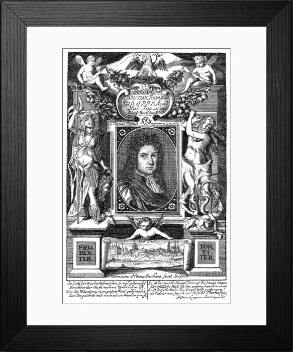Framed Print : Christian Thomasius - 2 Framed Print : Christian Thomasius - 2
