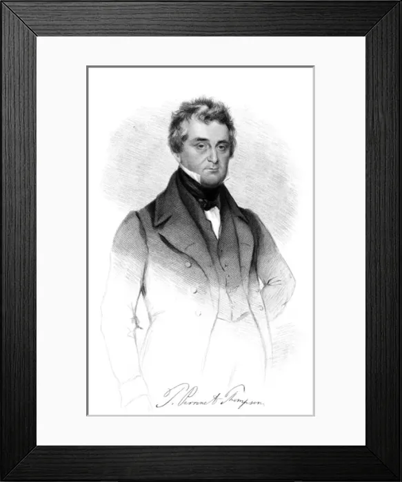 Framed Print : Thos. Perronet Thompson Framed Print : Thos. Perronet Thompson