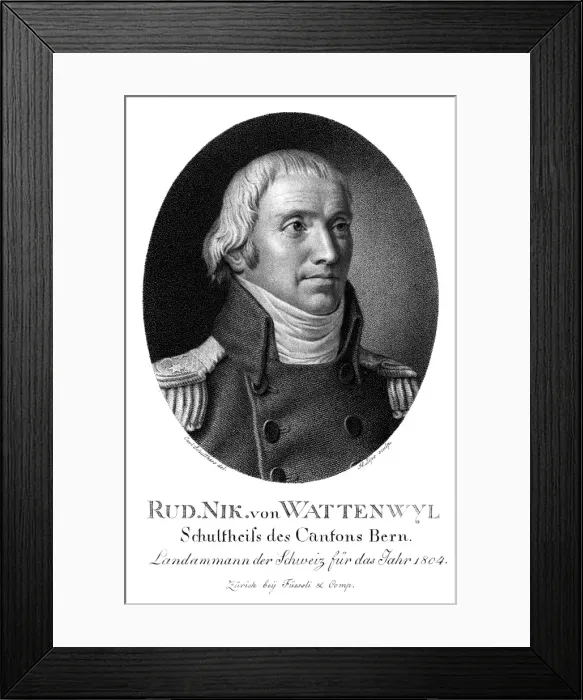 Framed Print : Nikolaus Wattenwyl Framed Print : Nikolaus Wattenwyl