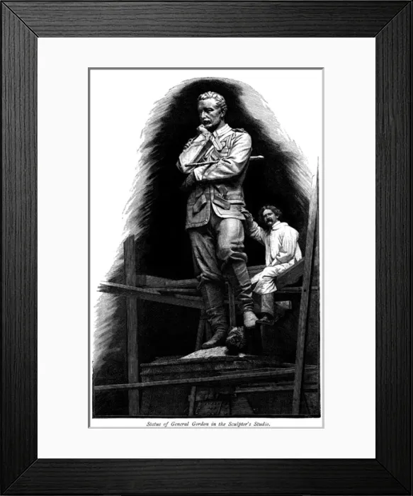 Framed Print : Hamo Thornycroft at Work Framed Print : Hamo Thornycroft at Work