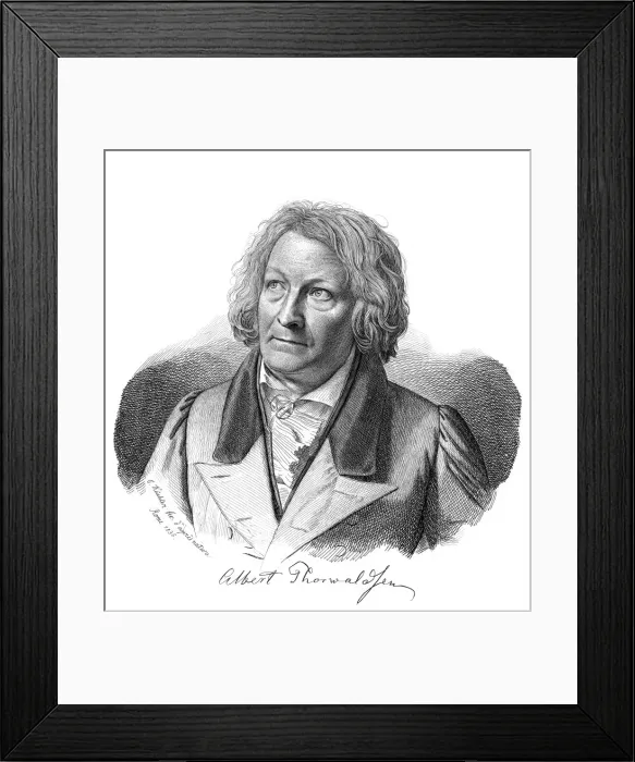 Framed Print : Bertel Thorvaldsen - 1 Framed Print : Bertel Thorvaldsen - 1