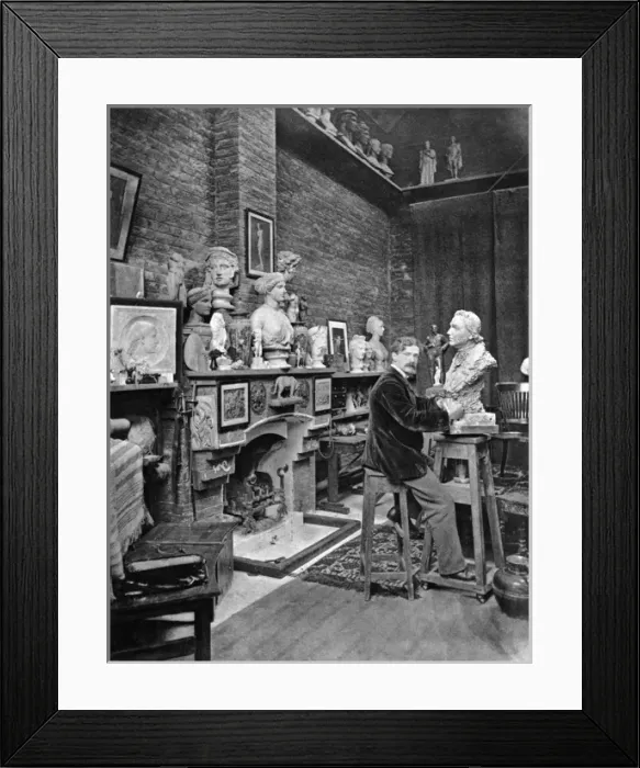 Framed Print : Hamo Thornycroft at Work Framed Print : Hamo Thornycroft at Work