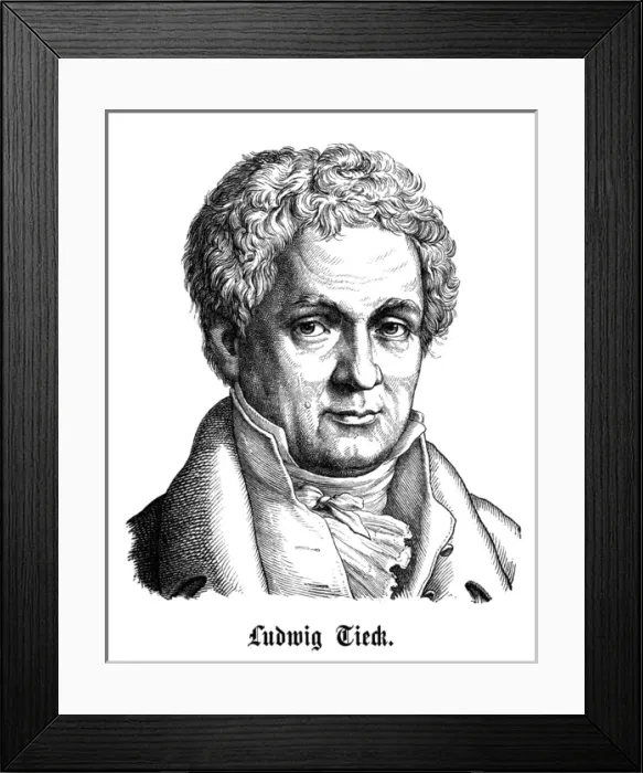 Framed Print : Ludwig Tieck - 3 Framed Print : Ludwig Tieck - 3