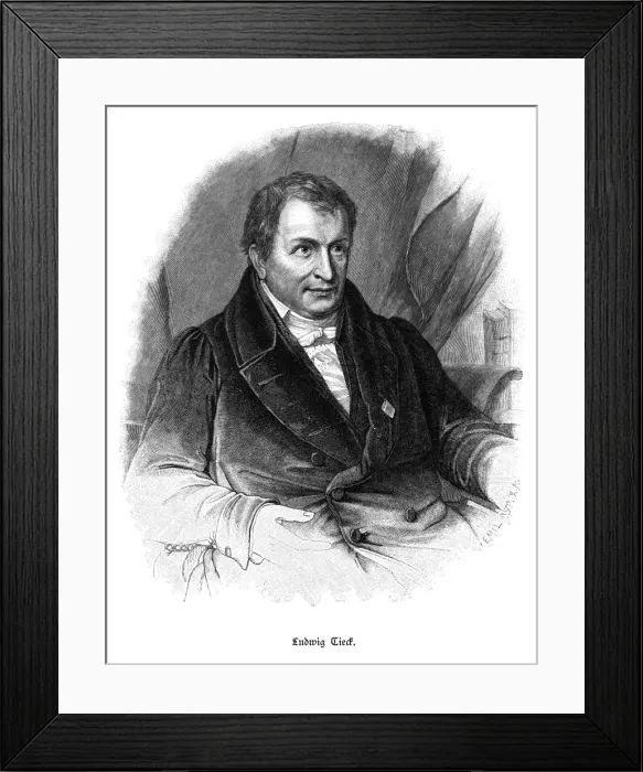 Framed Print : Ludwig Tieck - 4 Framed Print : Ludwig Tieck - 4