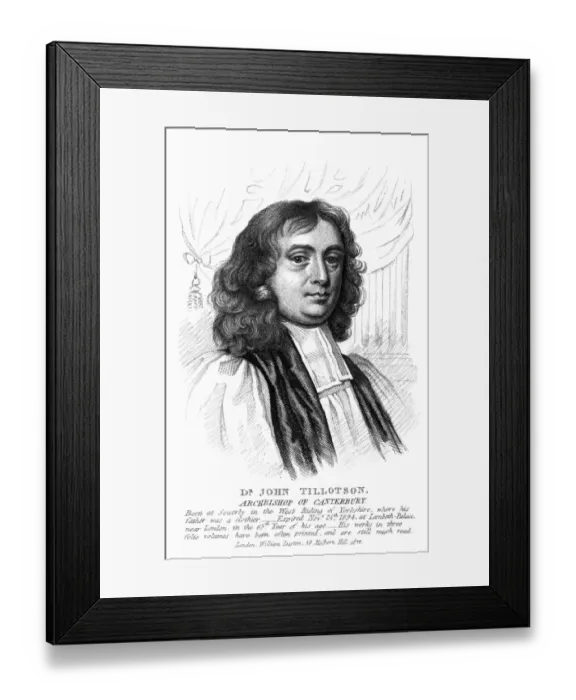 Framed Print : John Tillotson - 3 Framed Print : John Tillotson - 3