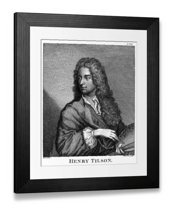 Framed Print : Henry Tilson, Artist Framed Print : Henry Tilson, Artist