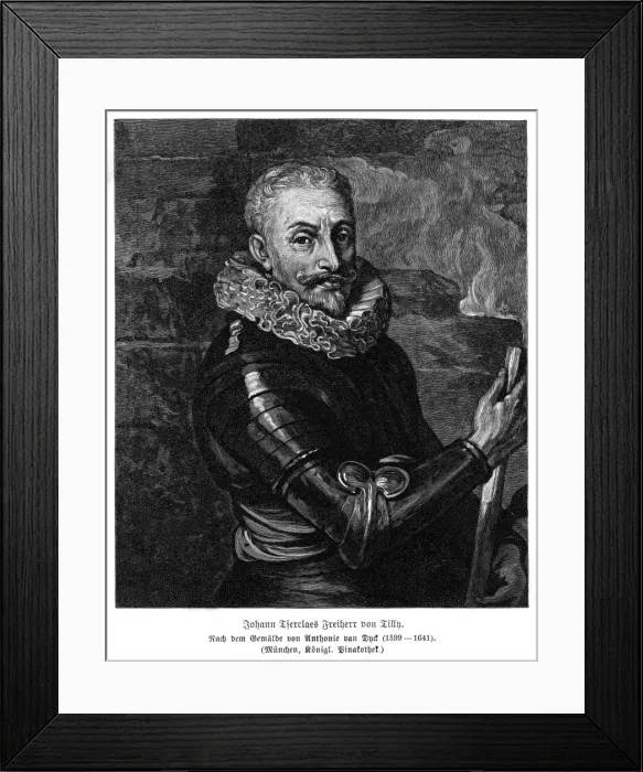 Framed Print : Johann Von Tilly - 3 Framed Print : Johann Von Tilly - 3
